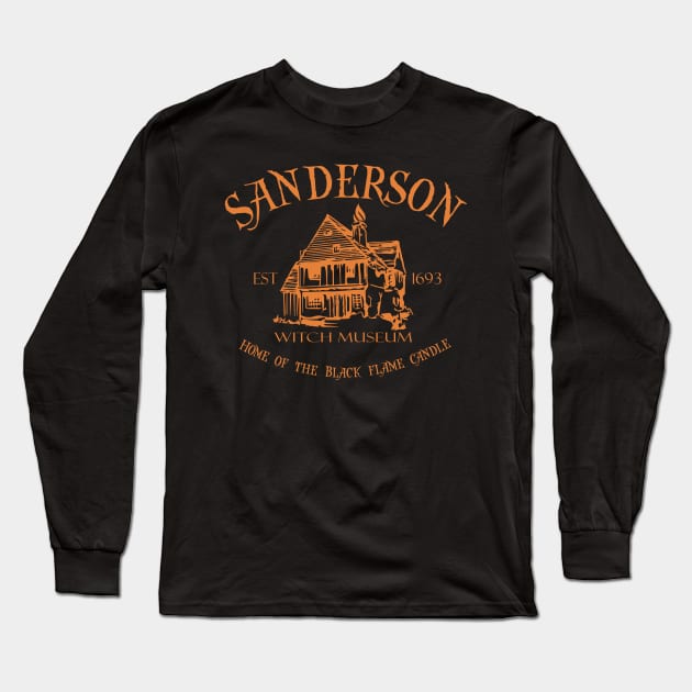 World Famous Sanderson Witch Museum T-Shirt Long Sleeve T-Shirt by Skycrane